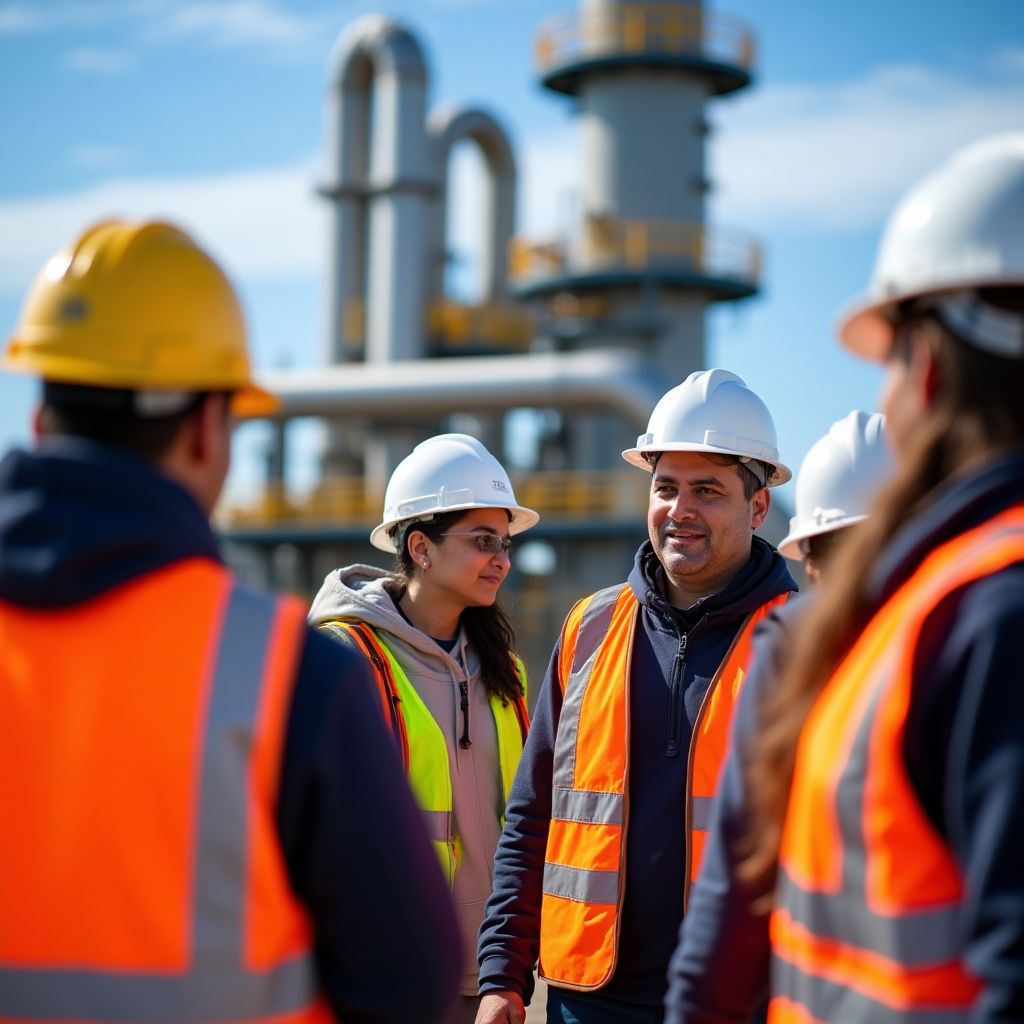 Visita técnica a instalaciones petroleras