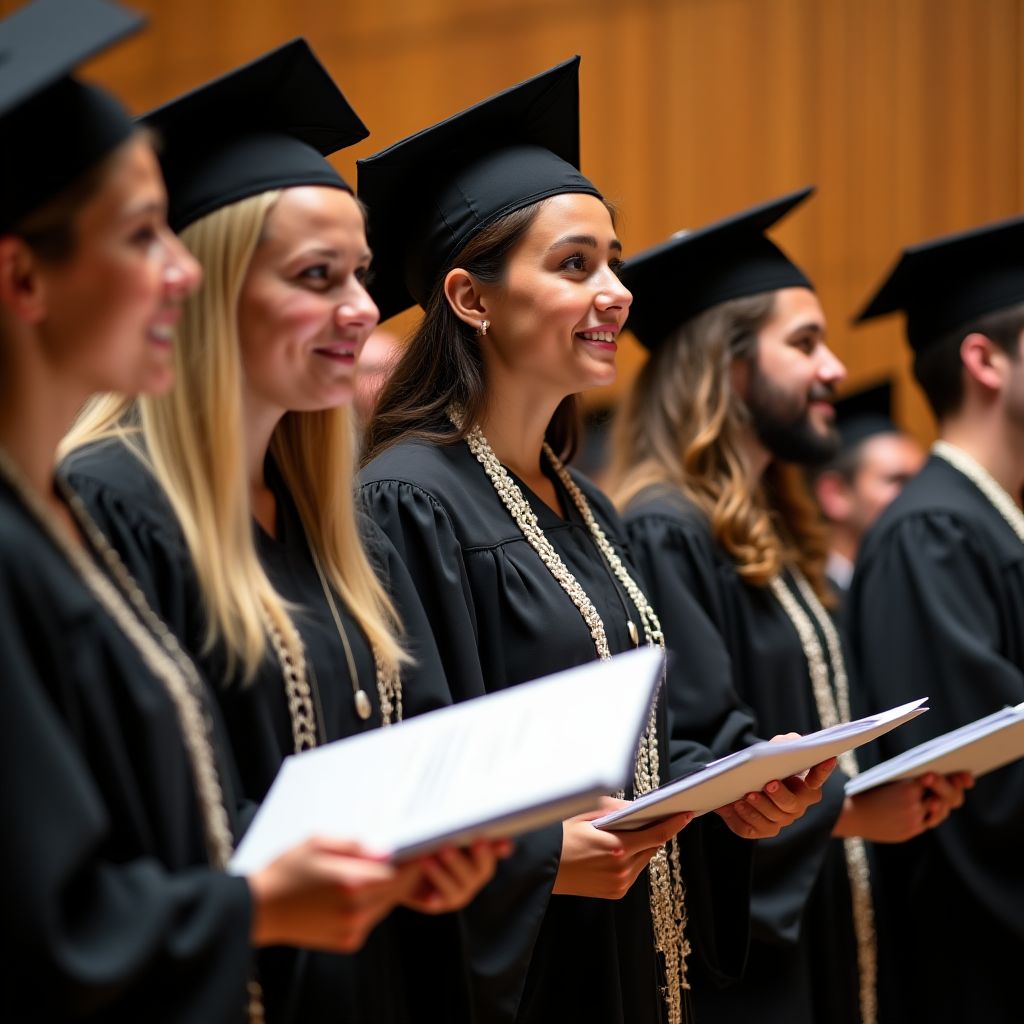 Graduación de estudiantes del programa avanzado